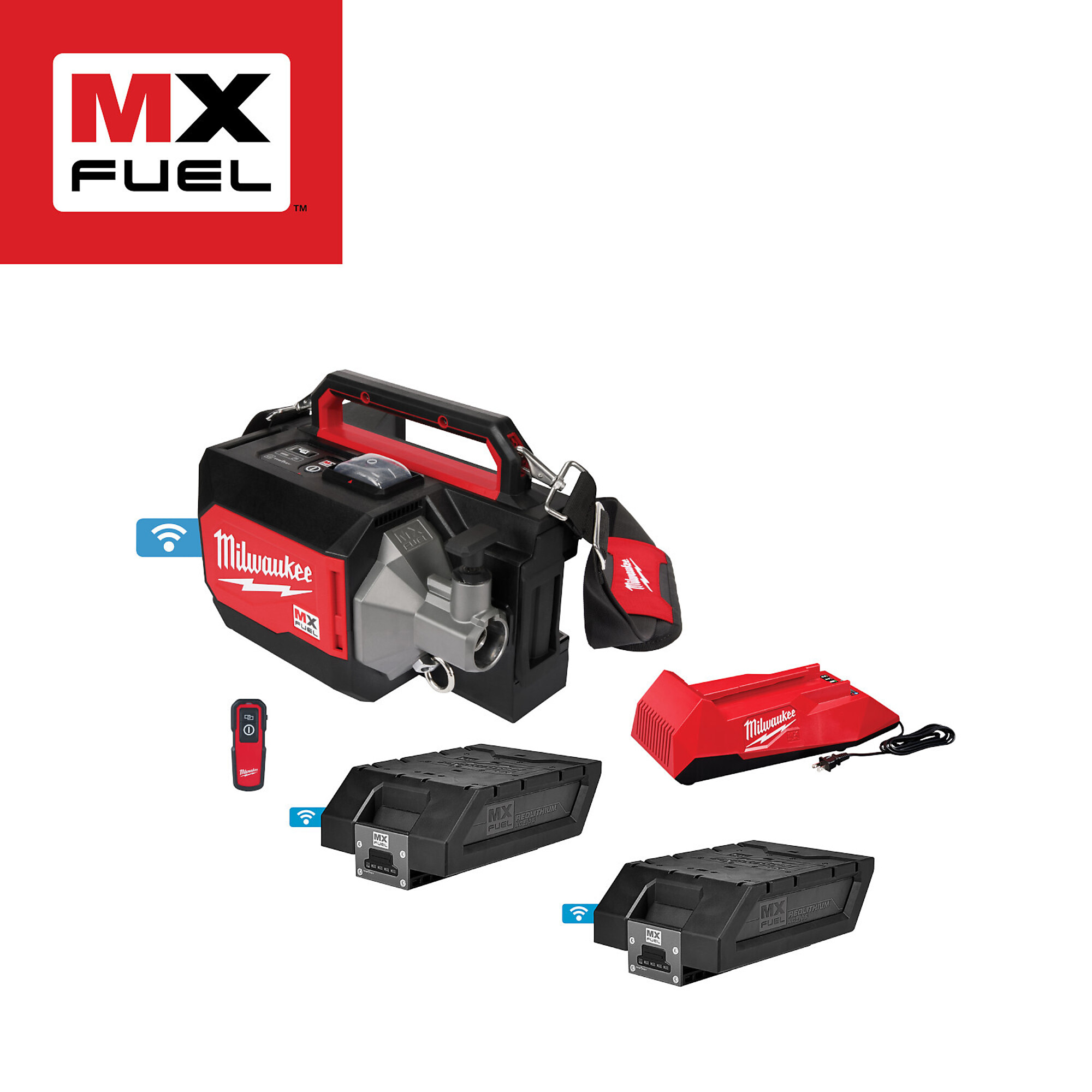 Milwaukee MX FUEL™, MX FUEL Concrete Vibrator Kit, Horsepower 5 HP, Model# MXF370-2XC